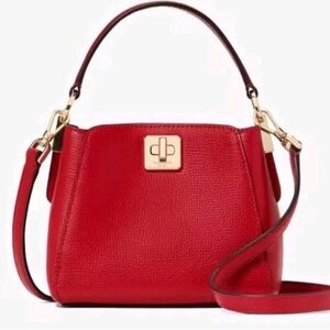 Kate Spade Red Leather Baby Bag